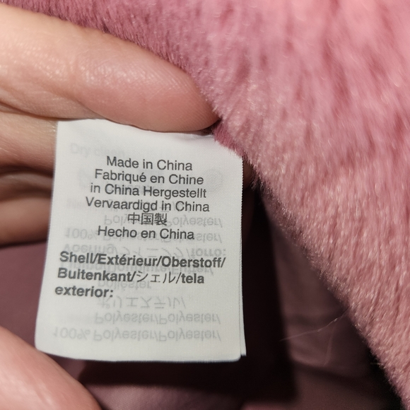 NWOT J. Crew Faux Fur Vest, size XS, pink blush - Picture 6 of 8